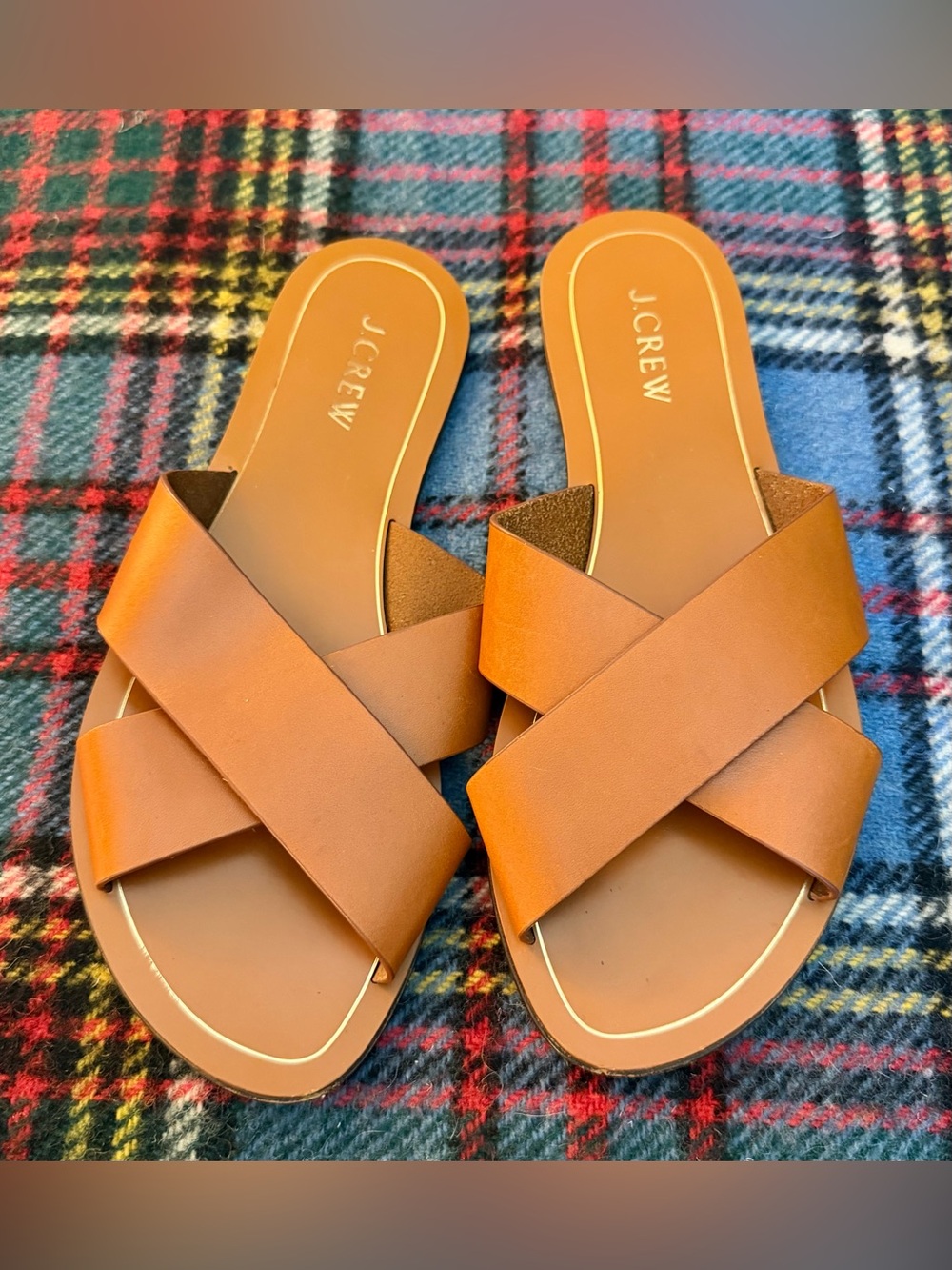 J Crew Women’s Size 8 Cyprus Brown Leather Sandals